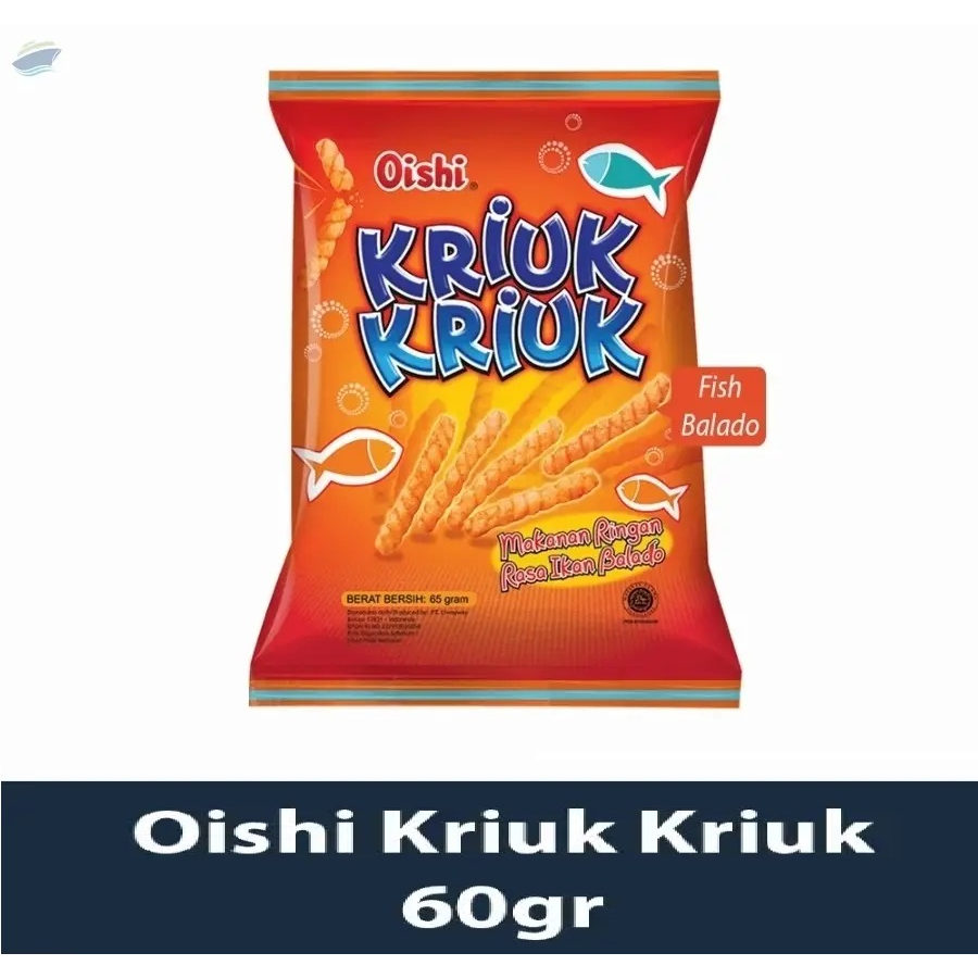 

Oishi Kriuk Kriuk Rasa Ikan Balado 60 gr