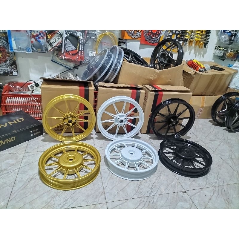 velg.palek,velx racing VROSSI VENOM TITAN PALANG 10 model KTC YANG PALANG 8,VARIO 125/150 OLD/NEW