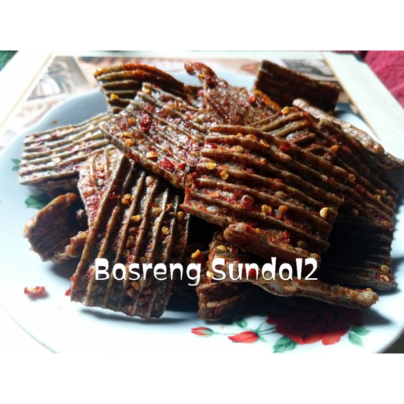 

SEBLAK KERUPUK jengkol Pedas daun jeruk isi 500 gram