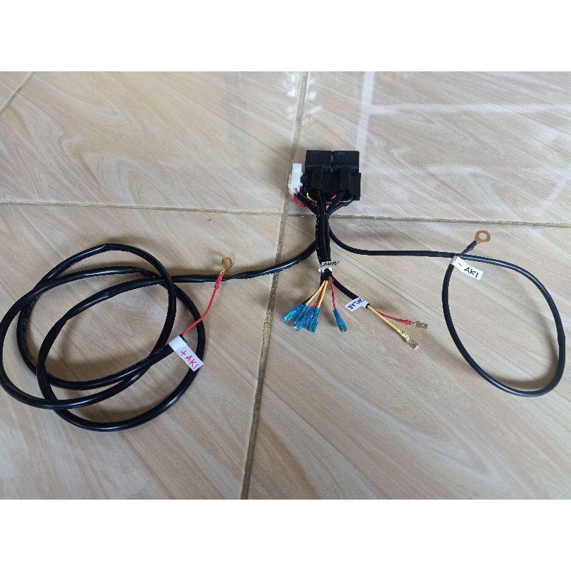 relay set D2 laser /lampu tembak 2 mode (relay merk bosch)