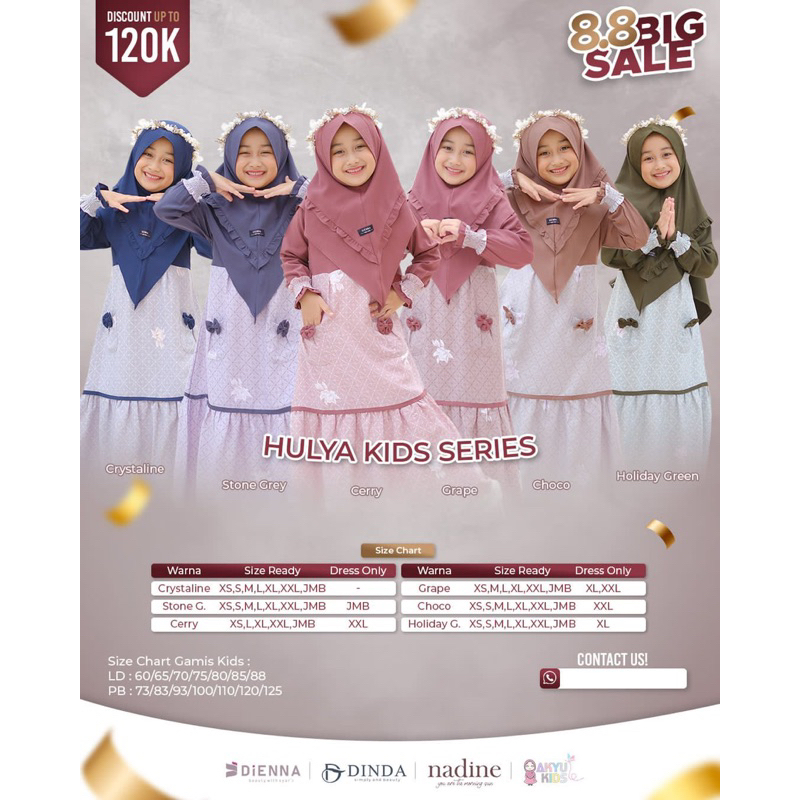 PROMO  Dress kids by dienna gamis