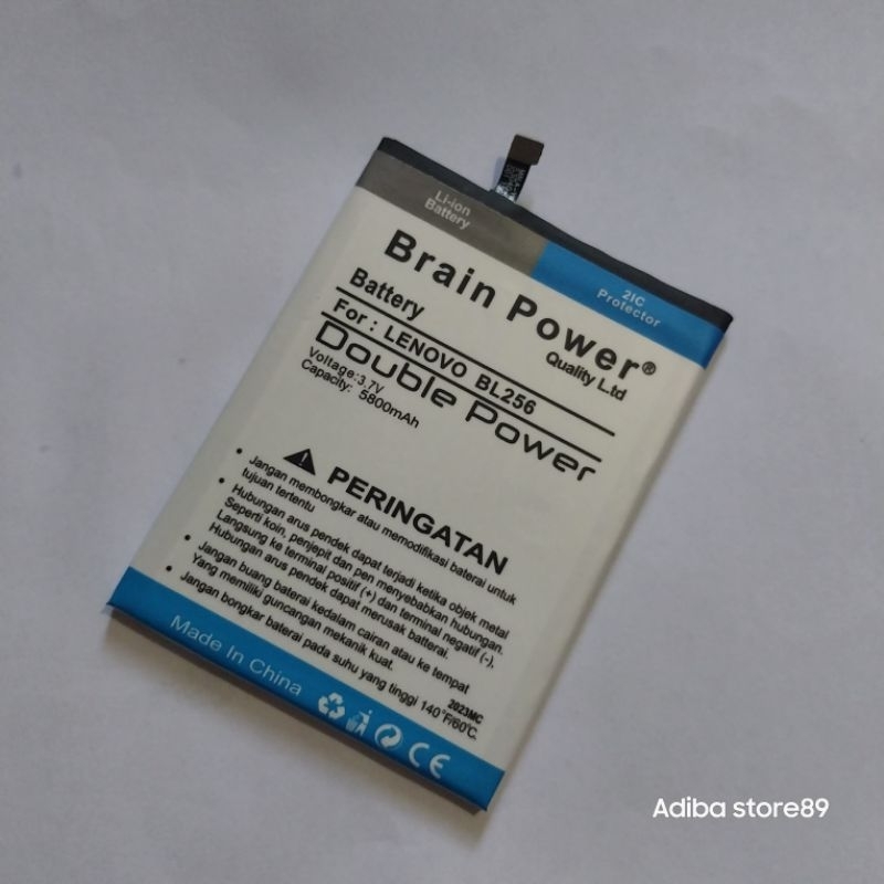 BATERAI BATRE LENOVO A7010 K4 NOTE BL-256 DOUBLE POWER