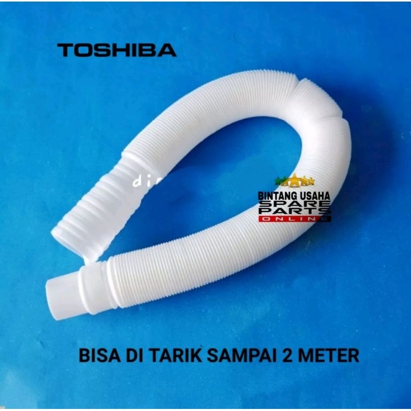 ( 2 METER ) SELANG PEMBUANGAN MESIN CUCI TOSHIBA 1 TABUNG | 2 TABUNG