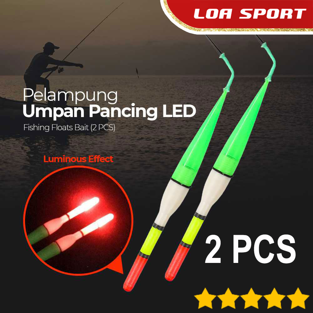 Kumbul Pelampung Pancing LED Starlet Baterai Starlight Mancing 2 PCS