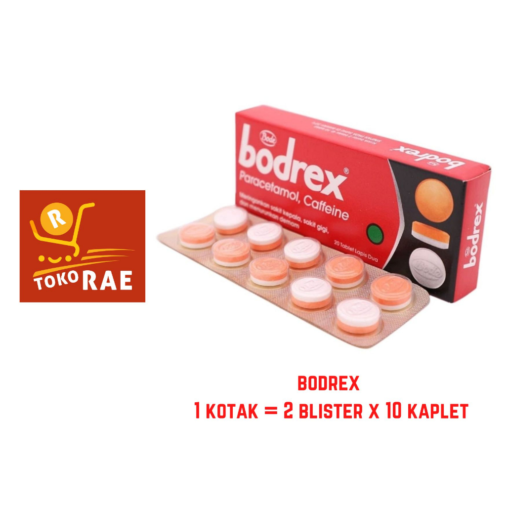 

BODREX TABLET LAPIS DUA ISI 20