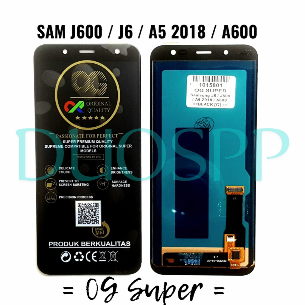 LCD TOUCHSCREEN SAMSUNG GALAXY J6 / J600 / A5 2018 / A600 LCD TS FULLSET J 600