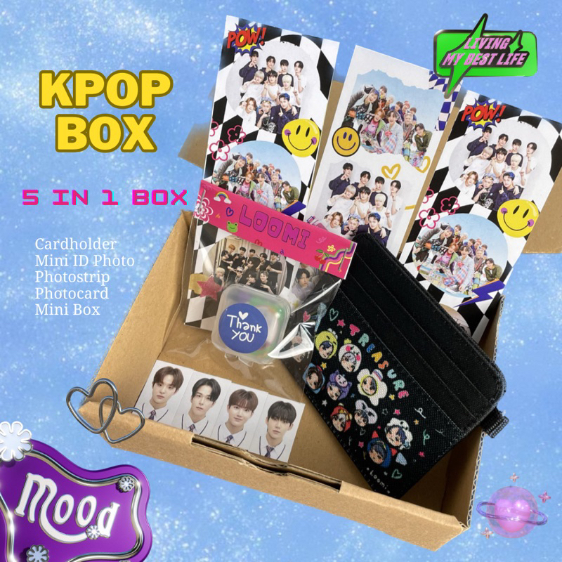 KPOP KIT HAMPERS GIFT BOX CARDHOLDER PHOTOSTRIP PHOTOCARD ID CARD NCT DREAM TREASURE