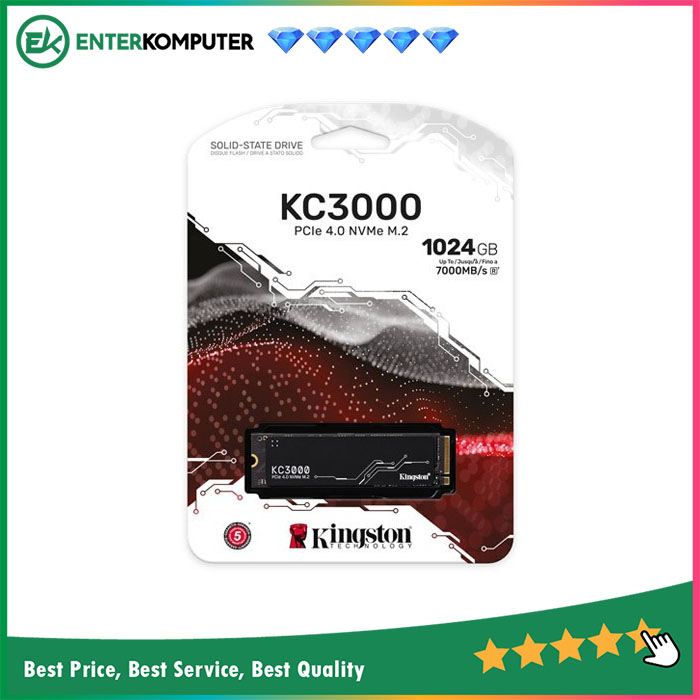 Kingston KC3000 PCIe 4.0 NVMe M.2 SSD 1024GB / SSD 1TB