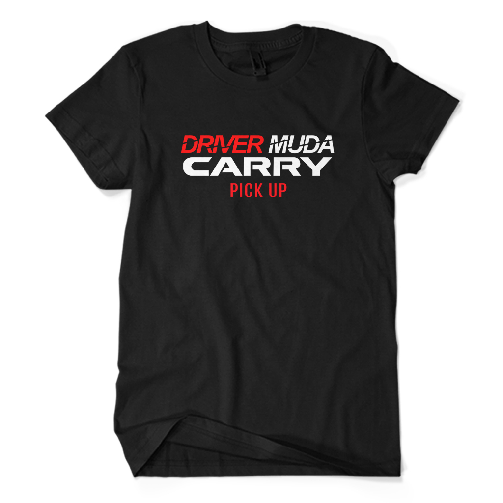 Kaos Distro Premium DRIVER MUDA CARRY PICK UP - Baju Hobi Profesi Supir Unisex Dewasa