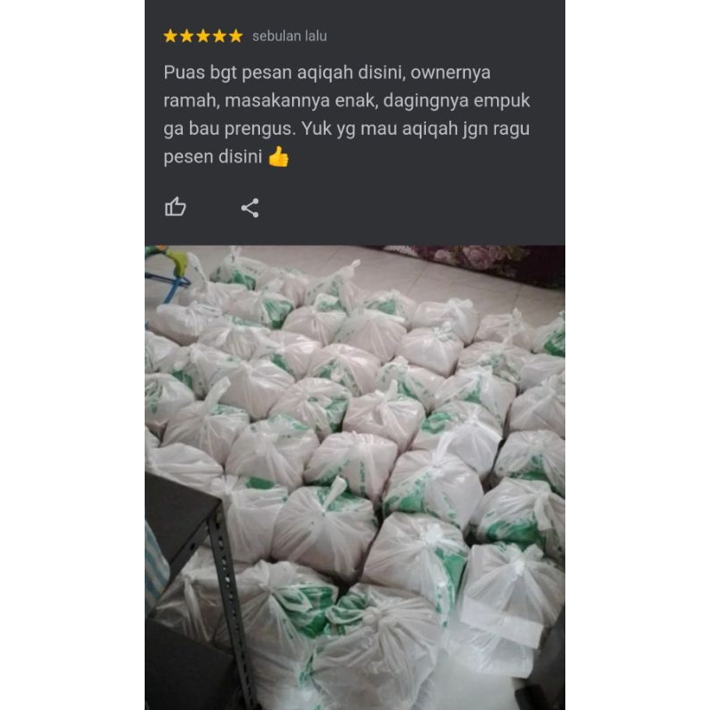 

Nada Karunia - Paket Aqiqah 60 Box