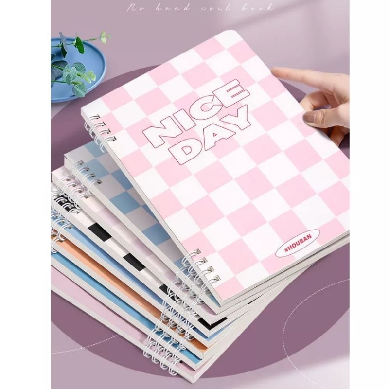 

Notebook Spiral Cantik Ukuran A5 Harga per 1 pc (8 ring)