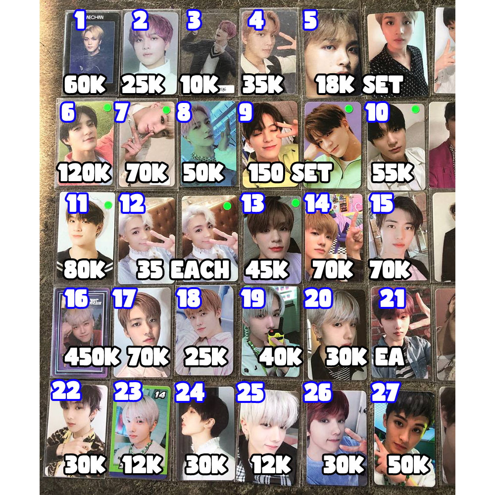 PHOTOCARD PC OFFICIAL HAECHAN JENO JAEMIN JISUNG JENO MEREM HAECHAN ACCES CARD JENO WE YOUNG JENO B2