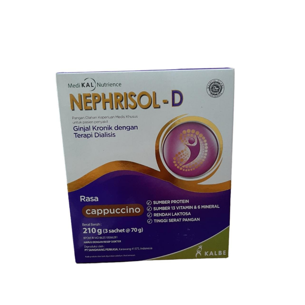 

Nephrisol - D 210 gram Rasa Vanila dan Cappuccino