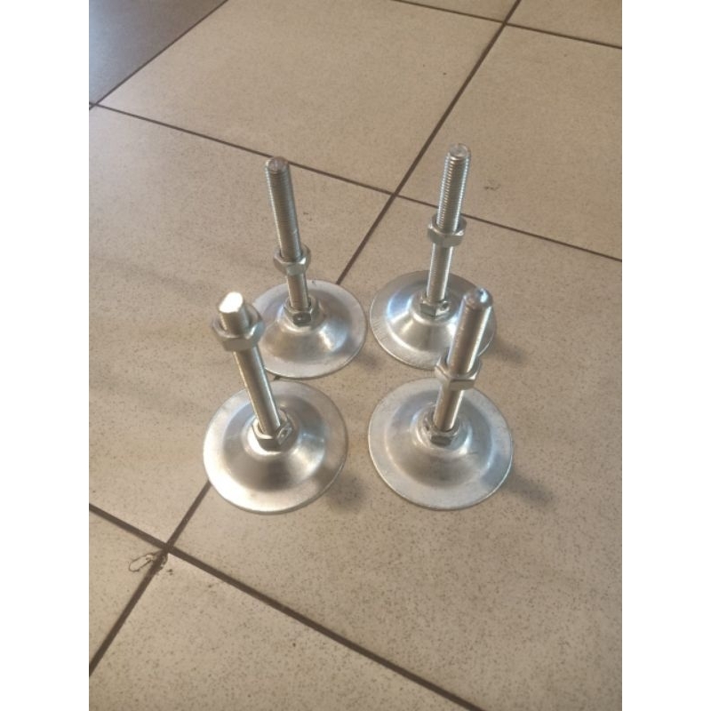 adjuster kaki conveyor M10 x 7 cm  foot adjuster Table