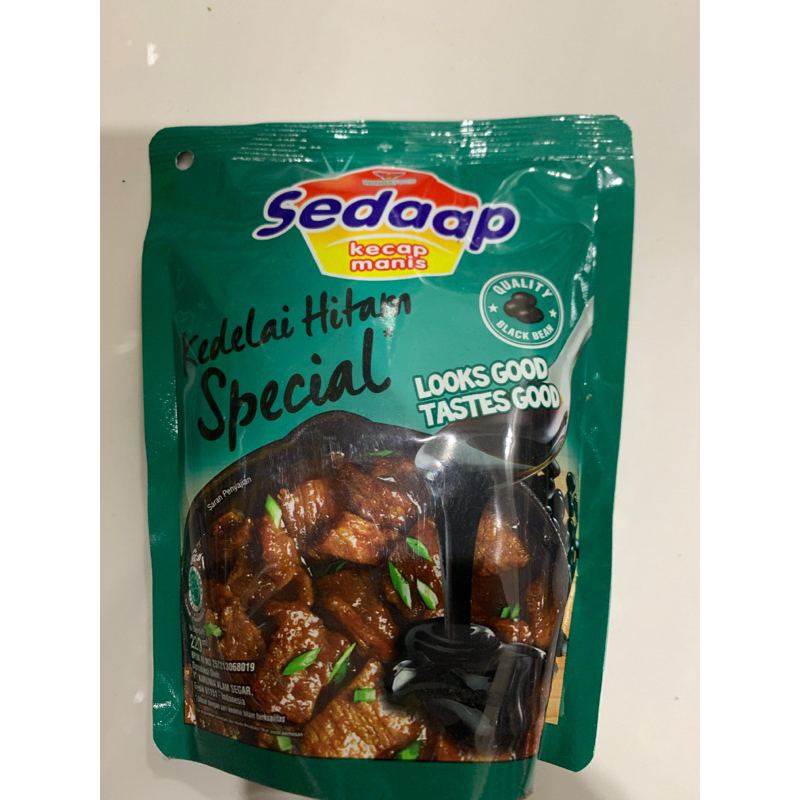 

kecap sedaap kedelai hitam special 220 ml kecap manis