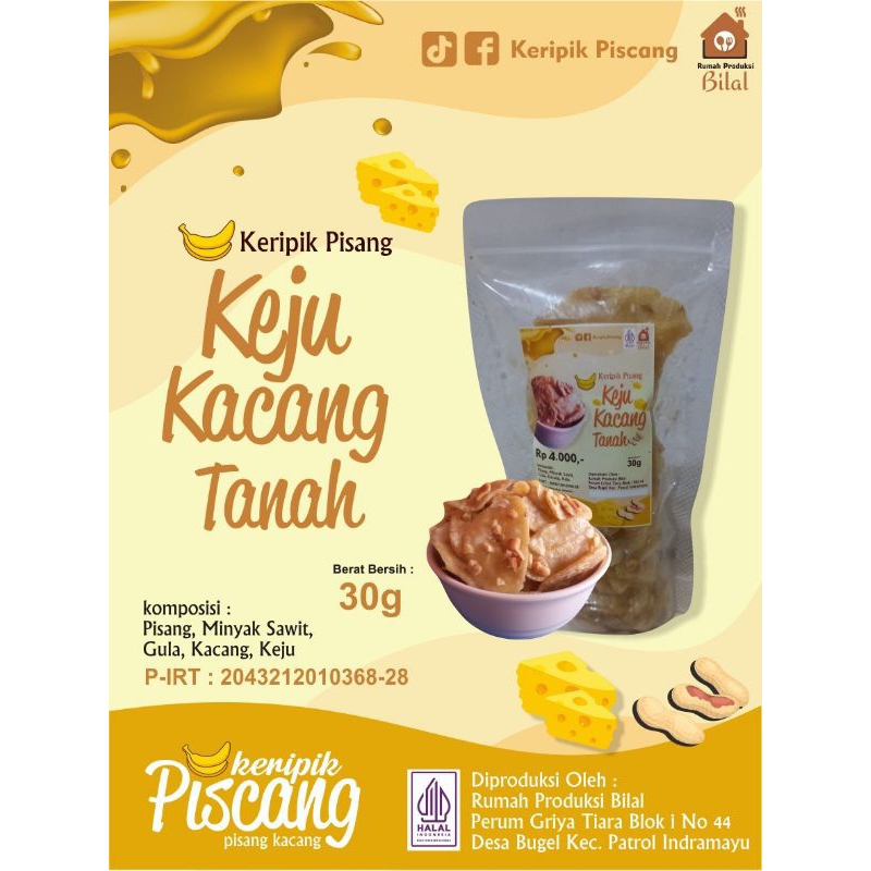 

keripik piscang keju