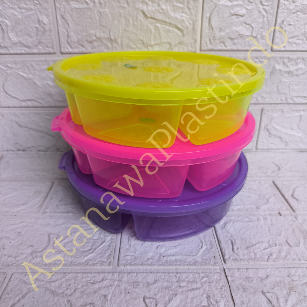 New Cornelius Rantang catering sekat 5 wadah nasi lauk serbaguna plastik foodgrade kotak bekal foodg