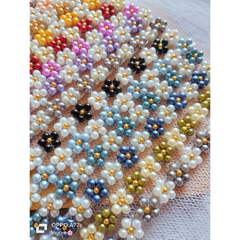 Payet Rangkai Mutiara Daisy/Payet Mutiara