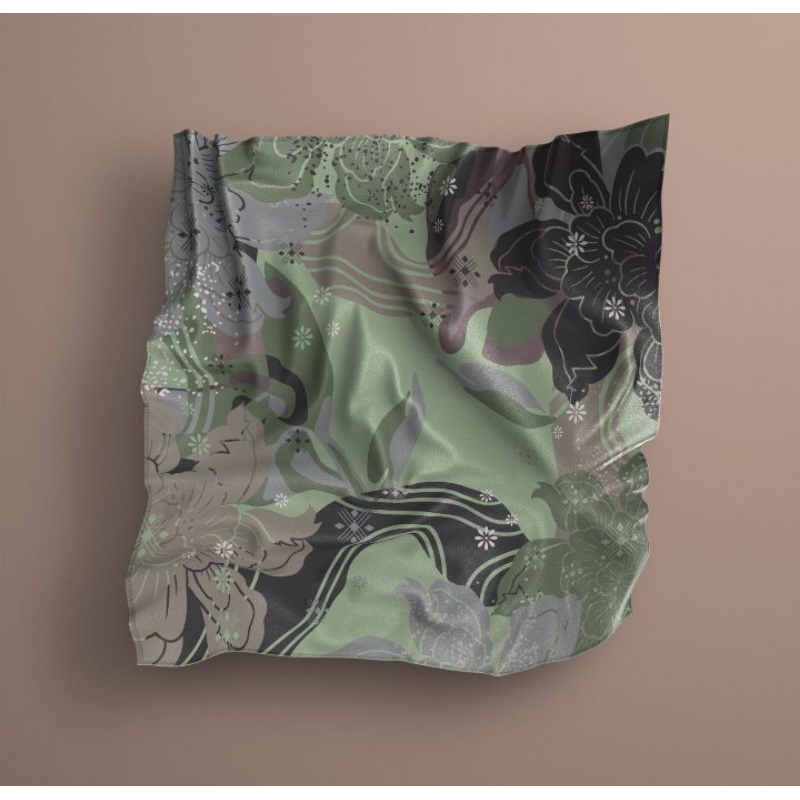 Kerudung Segi 4 Print Sistim Sublim