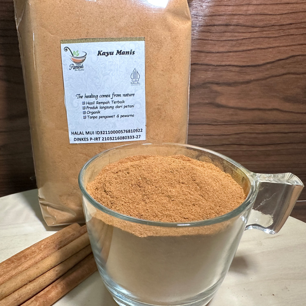 

Kayu Manis Bubuk - Cinnamon Powder 500 Gram Rempah Bu Risma