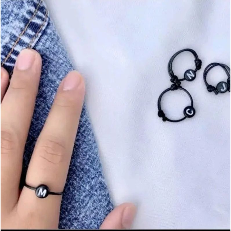 Cincin Korea Inisial Huruf / Cincin Korea Anti Air Viral