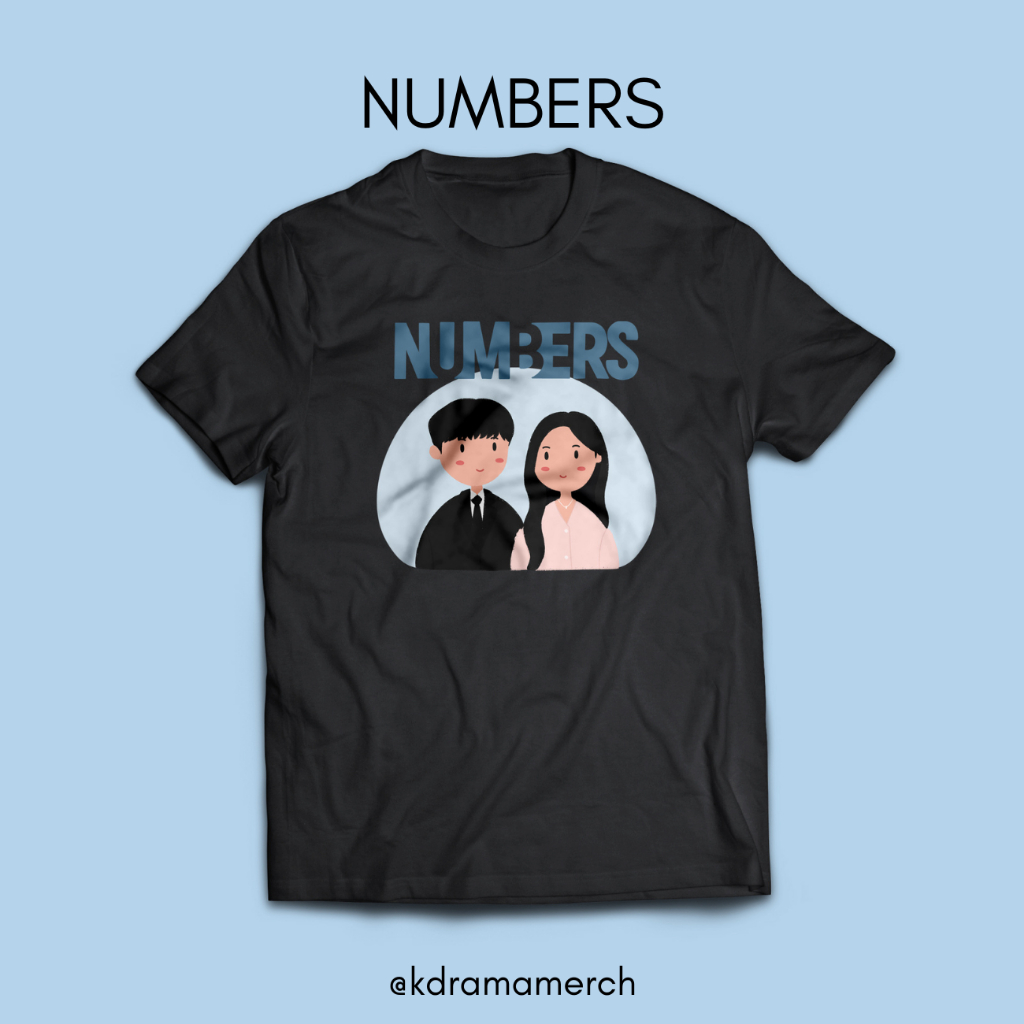 NUMBERS TSHIRT KAOS DRAMA KOREA / DRAKOR KIT / DRAMA KOREA FANKIT / DRAKOR / KAOS COTTON / KAOS KATU