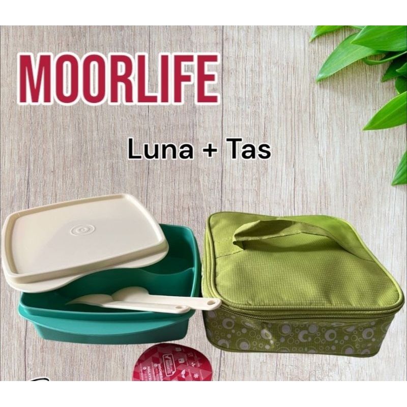 LUNA MOORLIFE + TAS/WADAH MAKAN ANAK DAN TAS/SET TEMPAT MAKAN ANAK