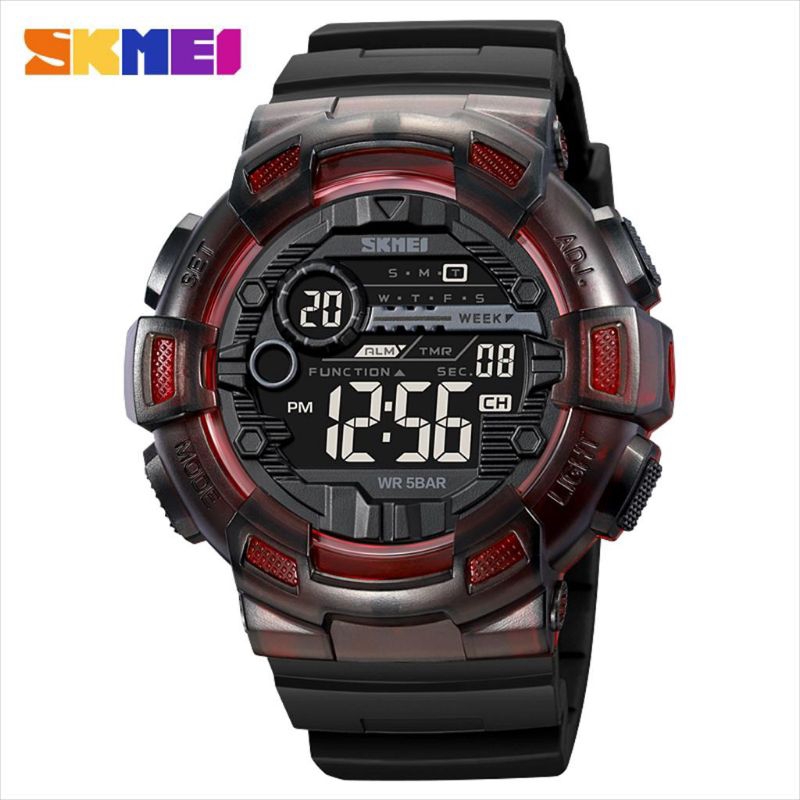 [BISA COD]Jam Tangan Sporty Gear SKMEI Original Tipe 2110  Waterproof