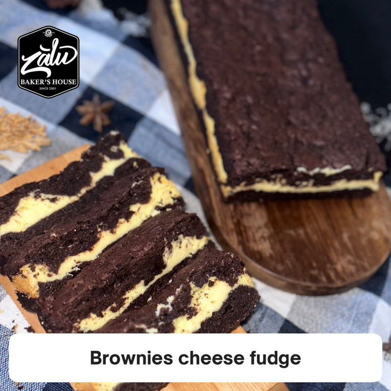 

Brownies cheese fudgy | Brownies Premium | Brownies Zalu bake house | Brownies Termurah | brownies | Brownies panggang