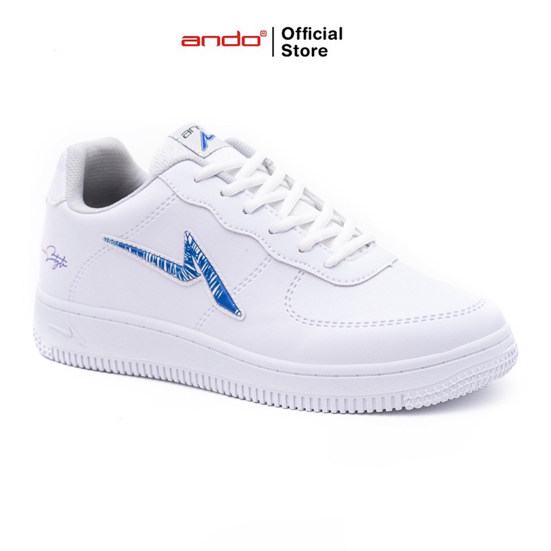 Ando Official Sepatu Sneakers Curtiz Pria Dewasa - Putih/Biru