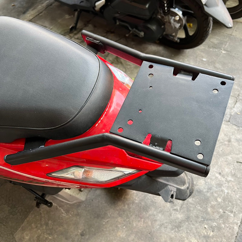 Breket Bracket Box Motor Scoopy Genio Beat Karbu Fi Behel Bracket Breaket Braket Begel Dudukan Box B
