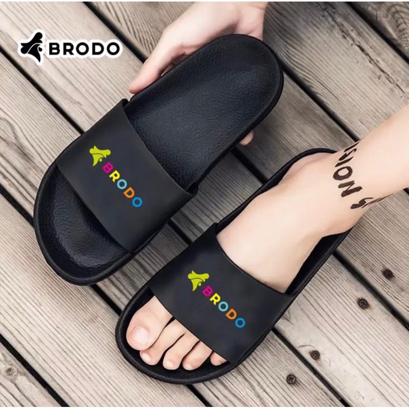 Sandal slop pria Sandal brodo unisex Original