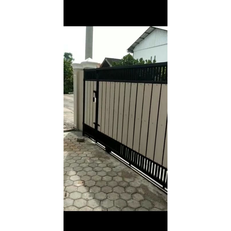 Pagar Gerbang rumah minimalis