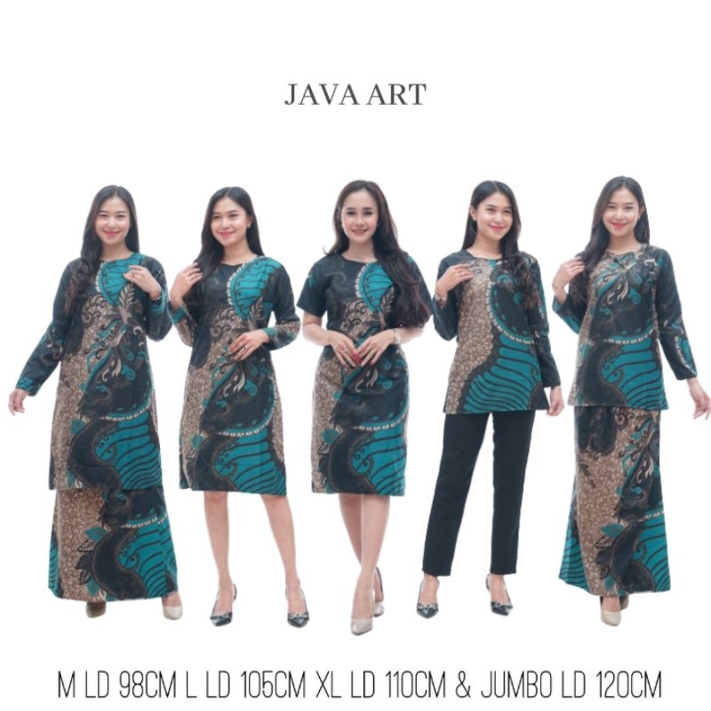 BAJU ATASAN KERJA WANITA SERAGAM GURU ATASAN KARYAWAN BAJU KURUNG BDR2307