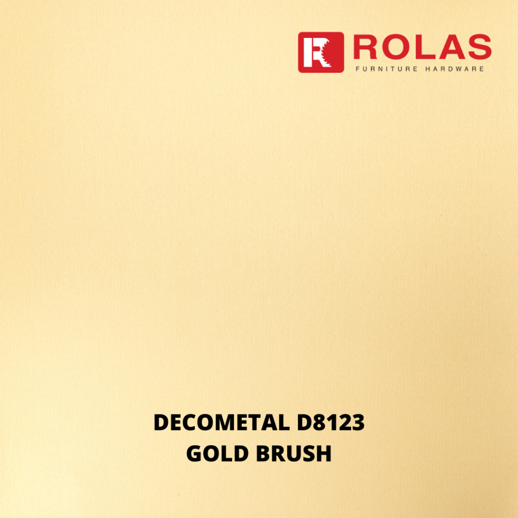 DECOMETAL D8123 GOLD BRUSH / JUAL HPL DECOMETAL