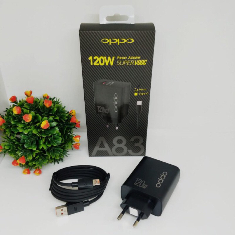 Charger Oppo 120W SUPER VOOC Fast Charging