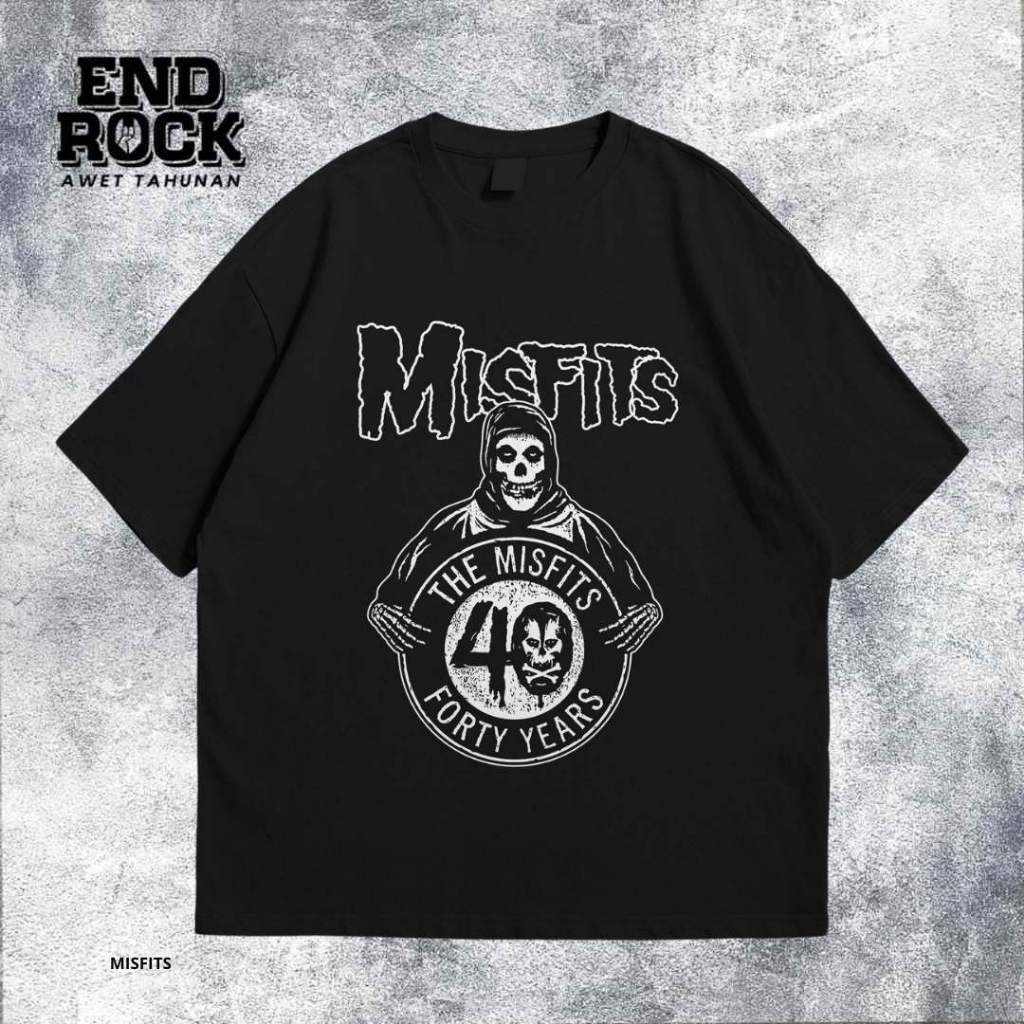 Kaos Oversize Original Endrock Tema Misfits