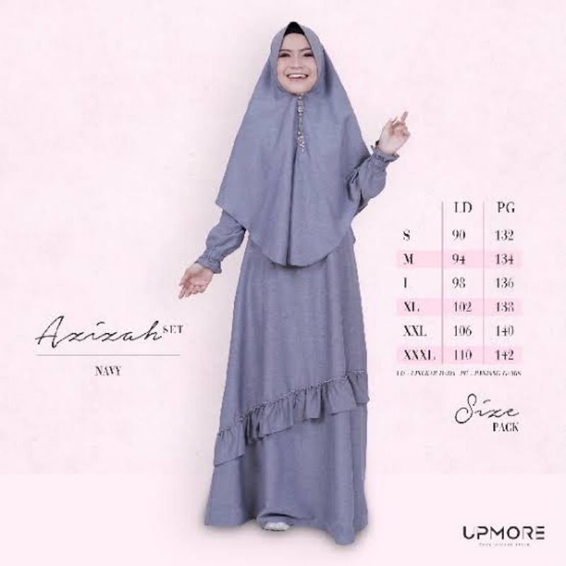 GAMIS SYAR'I SET KHIMAR AZIZAH UPMORE