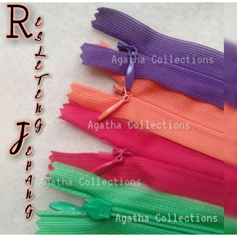 Resleting jepang Rit jepang Rit Baju ukuran 25cm&50 dzn per dosin(12 biji) grosir