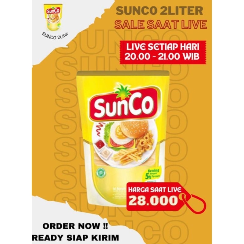 

MINYAK SUNCO 2LITER READY STOKK MINYAK MURAH PACKING AMAN