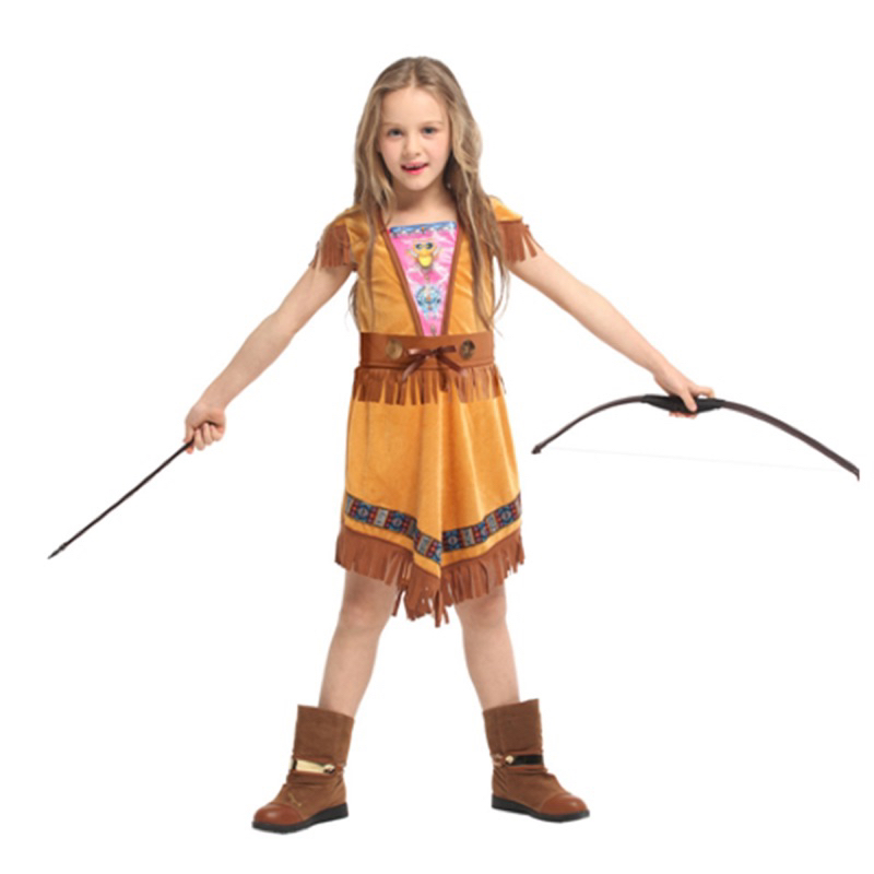 [ jojokids ] G-0305 | kostum native suku indian anak perempuan | indian native costume girl cosplay 