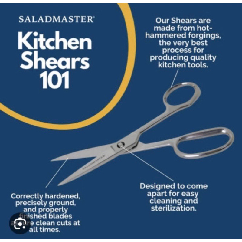 Gunting Dapur Titanium Saladmaster | Kitchen Shear Saladmaster