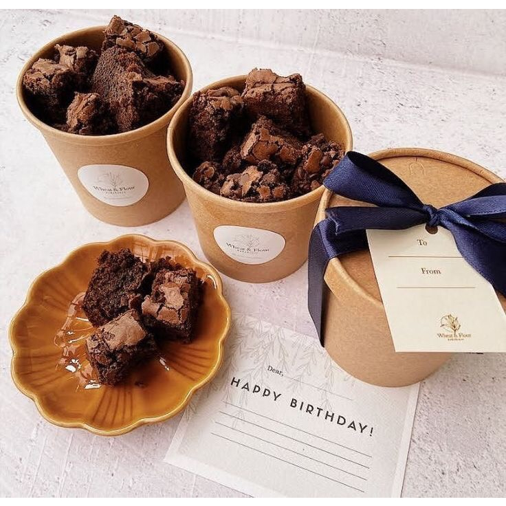 

FUDGY BROWNIES in CUP OZ By ArgaBakerys