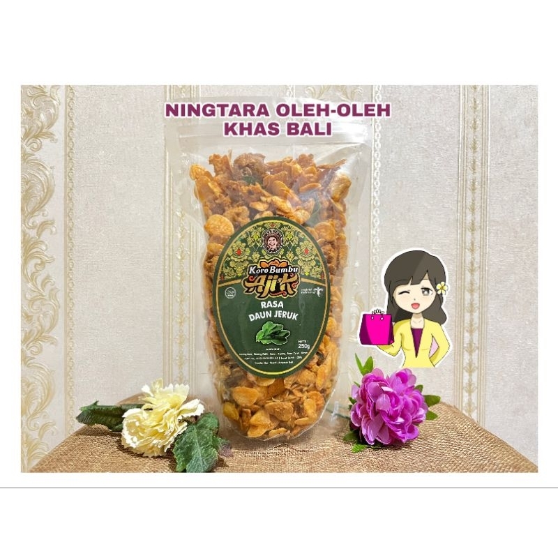 

KACANG KORO BUMBU AJIK RASA DAUN JERUK KHAS BALI 250GR