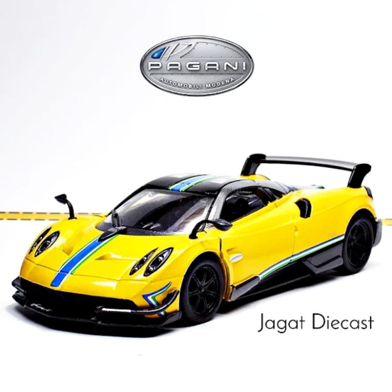 Kinsmart 2016 Pagani Huayra Diecast Mainan Mobil Mobilan Sport Zonda