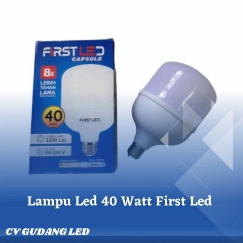 Lampu Led Capsule 40Watt 7000k - First Led