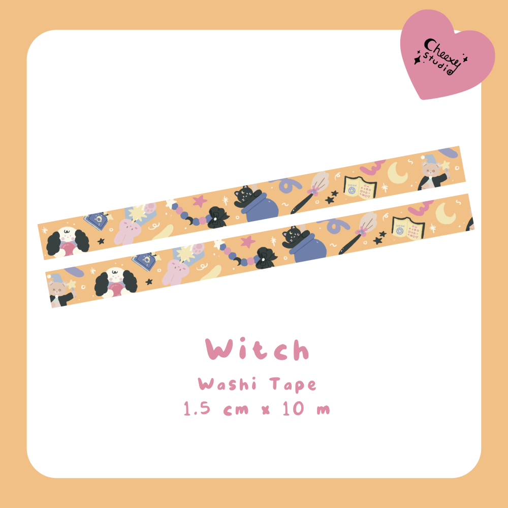 

CHEEXY STUDIO Washi Tape Sticker Sheet / Stiker Kiss Cut