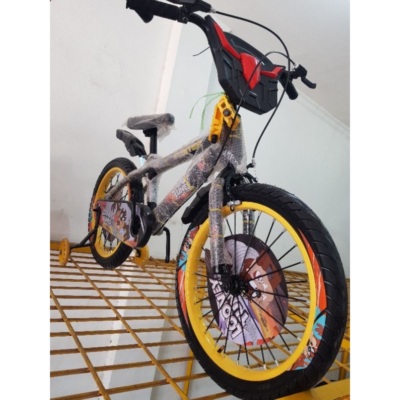Sepeda Anak Sepeda BMX 18 inch FOSTER ( LOONEY TUNES ) ( HITAM / BLACK ) ( BAN JUMBO 2.50 )
