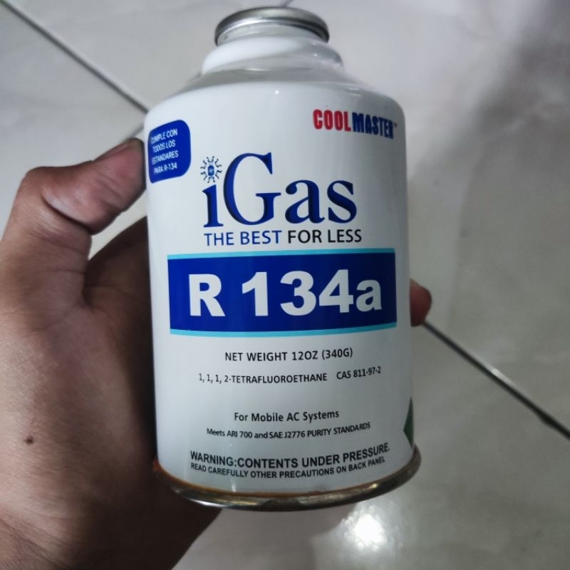 FREON KULKAS / AC MOBIL  R134a Merk IGAS NETTO 340 Gram Original