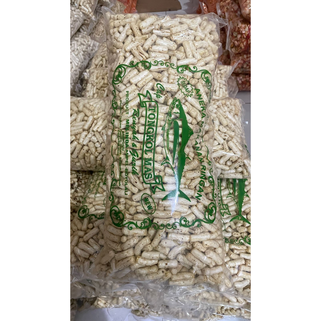 

KRUPUK IKAN TONGKOL CABAI HIJAU / STIK IKAN TONGKOL